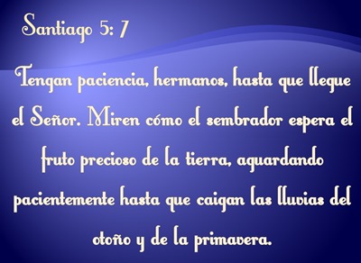 SANTIAGO 5:7